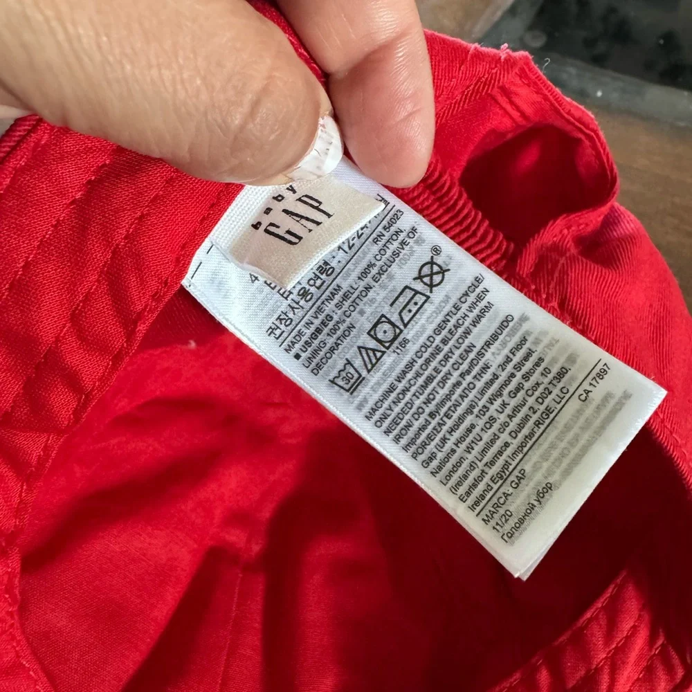 GAP Kids Bold Red Cap